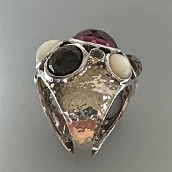 Ippolita 925 sterling Silver Ring with GEMSTONE - Picture 9 of 11